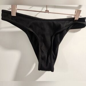 NWOT Black Cheeky Bikini Bottoms S from Shein